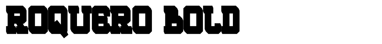 Roquero Bold